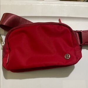 Lululemon Athletica Red Belt Bag